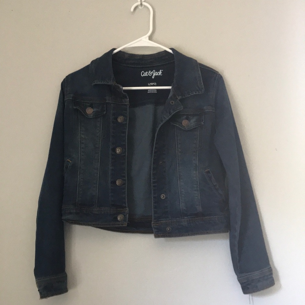 Target Cat and Jack Blue Denim Jacket